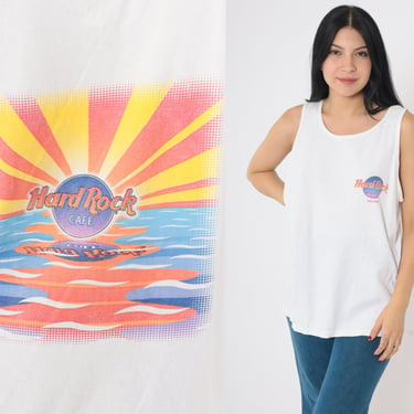 90s Hard Rock Cafe Shirt Dallas Texas Tank Top Sleeveless Tourist Destination Rocker Retro Travel Graphic Tee Vintage 1990s Medium 