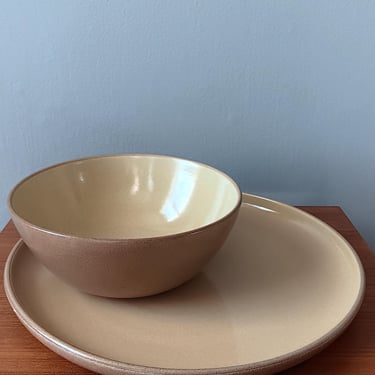 Heath Ceramics Platter and Bowl | Midcentury Modern California Pottery by Edith Heath 