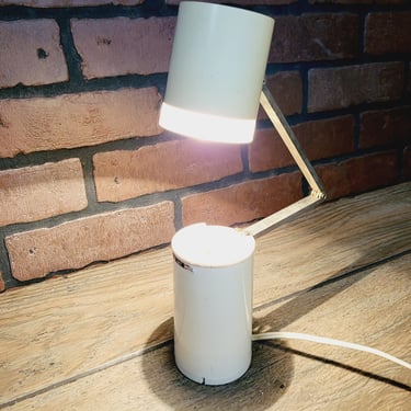 White LLoyd's Small Task Table Lamp 