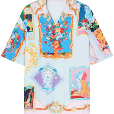 Versace Men Versace Gallery Silk Shirt