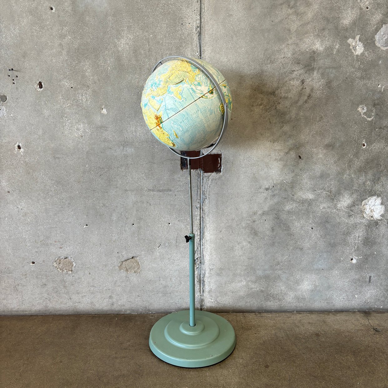 Vintage Nystrom Raised Relief with World Globe Rolling | Urban ...