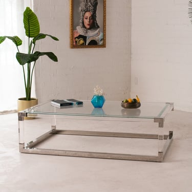 Lucite Coffee Table