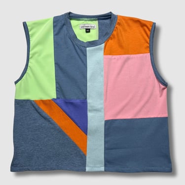 Limited Edition  'Pastels for Summer' Mock Neck Crop Top (xs)