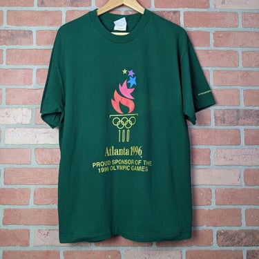 Vintage 1996 Atlanta Olympics ORIGINAL Sports Tee - Large 