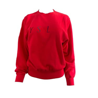 YSL Red Logo Sweatshirt