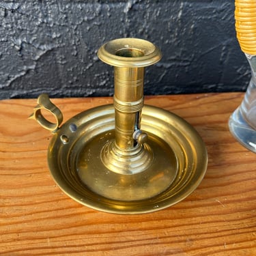 Antique Brass Chamberstick