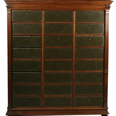 Antique French Cartonier, Desk, 24 Drawers, Office Furniture, 19th C., 1800s!