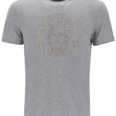 Versace Rhinestones Medusa T-Shirt Men
