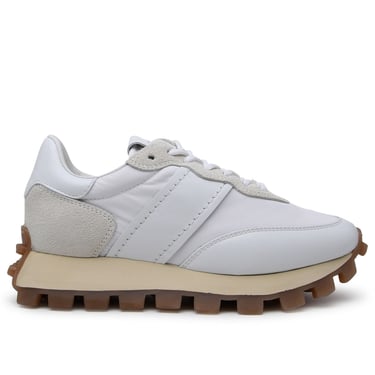 Tod's Woman White Leather Blend 25K Run Sneakers
