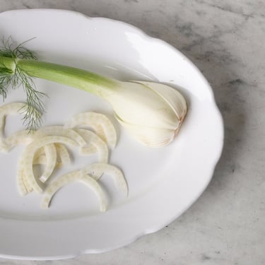 Scalloped Oval Serving Platter