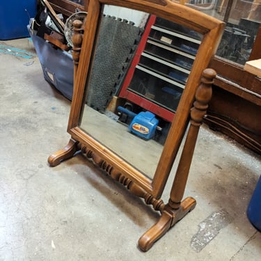Vintage Standing Vanity Mirror