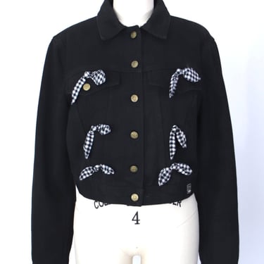 Versace Jeans Couture Denim Bow Jacket