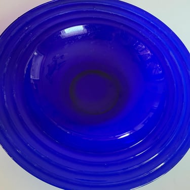 Bormioli Rocco Italy Forum Saphir Cobalt Blue Serving Bowl Centerpiece 14