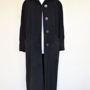 Regency Cashmere Coat, Medium Women, Dark Blue Cashmere, Maxi Coat 