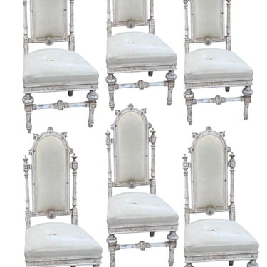 French Dining Chairs, S/6