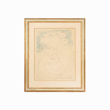 1963 Pablo Picasso "Maternity" Original Lithograph on Paper 