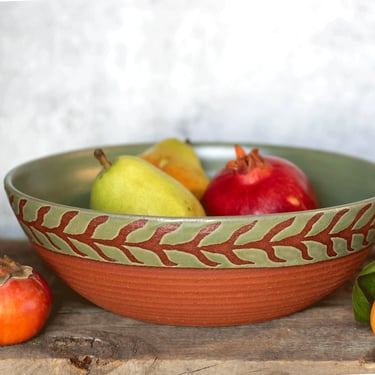 Fern Serving Bowl