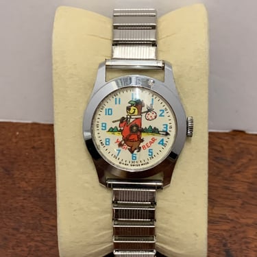 Vintage 1960s Yogi Bear Children’s Watch 