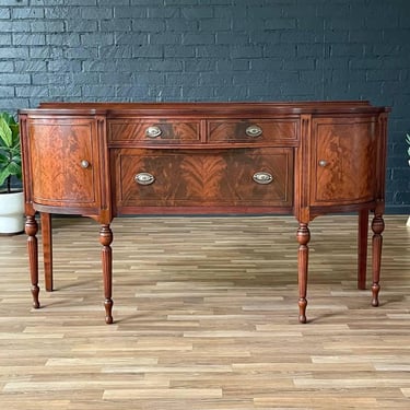 Antique Federal Style Mahogany Sideboard Server, c.1950’s 