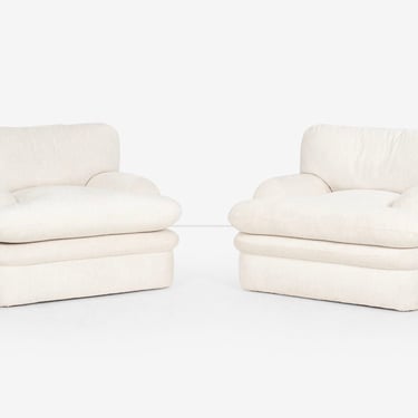 Pair of Steven Chase Oversized Lounges from Palm Springs