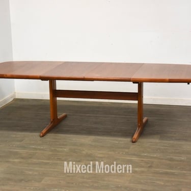 Danish Modern Teak Dining Table 