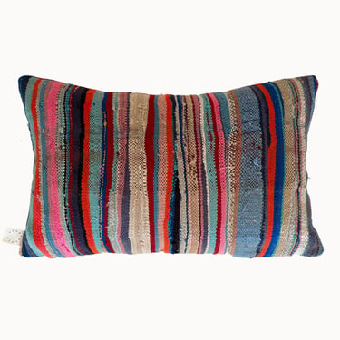 Dorothy Reversible Moroccan Textile Lumbar Pillow