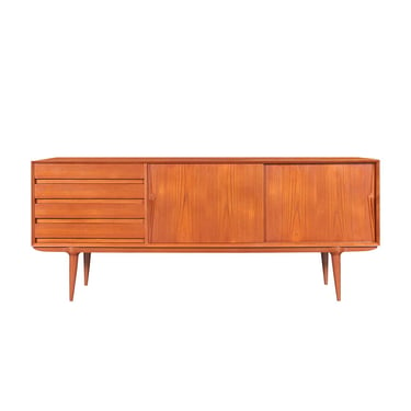 Danish Modern Model-18 Teak Credenza by Gunni Omann for Omann Jun