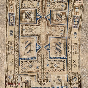 Caucasian Rug with Blue