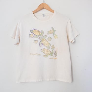 Yazbek | Vintage 90’s/00’s Mazatlán Mexico Turtle Short Sleeve T-Shirt | Size L 