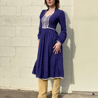 Ocean Song Blue Gunne Sax Dress