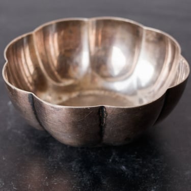 Christofle Scalloped Silver Bowl