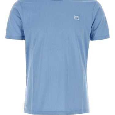 C.P. Company Man Light Blue Cotton T-Shirt