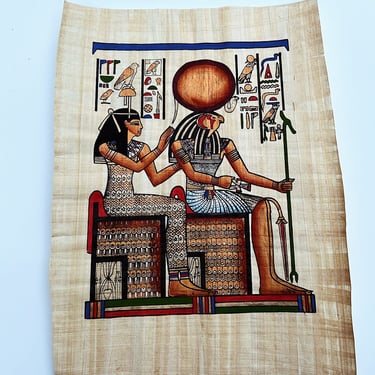 Kemetic Painting on Papyrus Paper