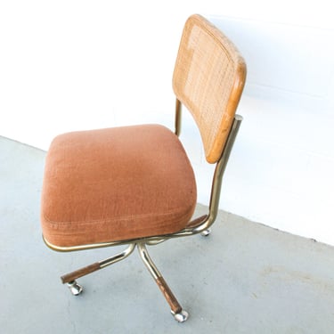 Vintage Marcel Breuer Style Rolling Cushioned Office Chairs -  (SOLD SEPARATELY) 
