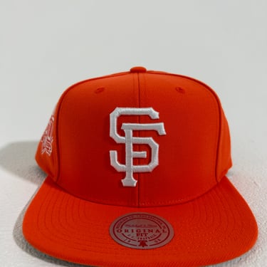 San Francisco Giants Back to Basics MLB Orange Snapback Hat