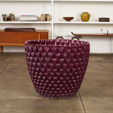 Phoenix-1 Planter in Purple Glaze by David Cressey for Architectural Pottery 