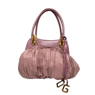 Dolce & Gabbana Rose Rouched Shoulder Bag
