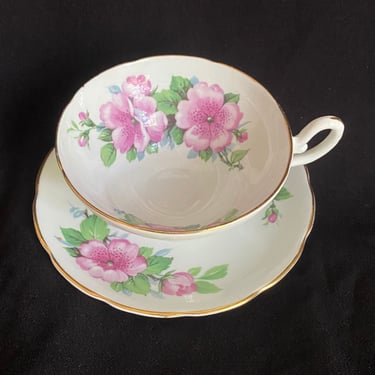 Crownford English Tea Cup and Saucer 