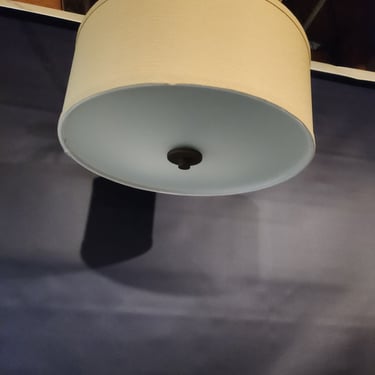 Contemporary Semi Flsuh Drum Light 15.25" x 11"