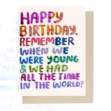 Remember When Birthday