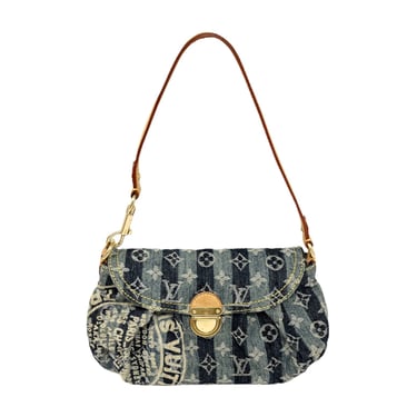 Louis Vuitton Denim Monogram Shoulder Bag