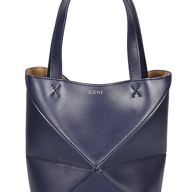 Loewe Women Puzzle Fold Mini Leather Tote