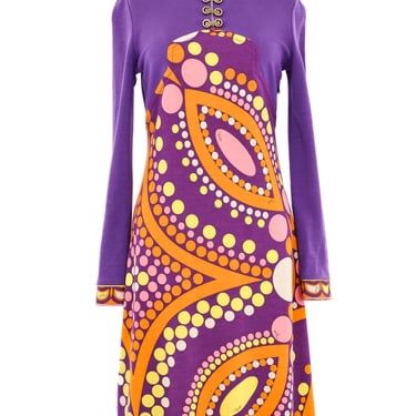 Emilio Pucci Contrast Print Jersey Dress