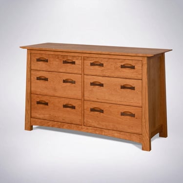 Enso Dresser - Solid Wood, Handmade, Organic- Handmade in Columbus, Ohio- Bedroom Dresser in White Oak, Cherry, Maple, and Walnut 
