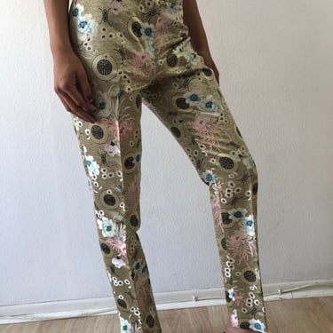 Vintage Di Vita Iridescent Chinese Pants 