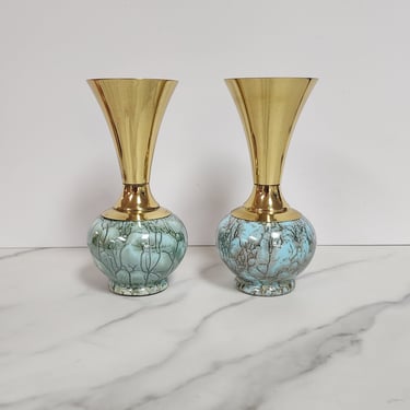 Pair of Delft Vintage Vases
