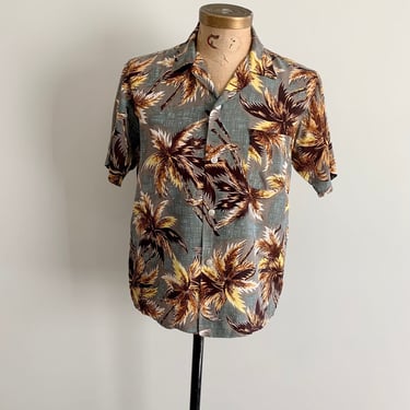 Kamawahanee authentic hand screened originals 100% rayon 40s-50s Hawaiian shirt imported Japan 