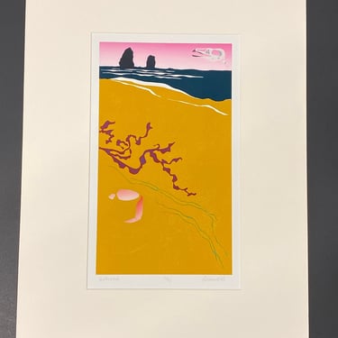 R. Keaney Rathbun ~Watermark~ Silkscreen Art Print LE 13/51 1988 Signed 