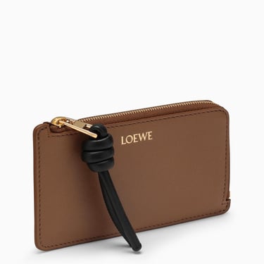 Loewe Knot Leather/Black Card Holder Women