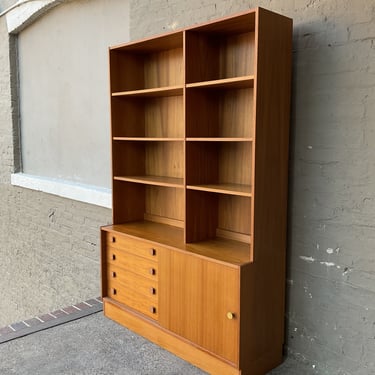 Danish Modern 2 Piece Cabinet
